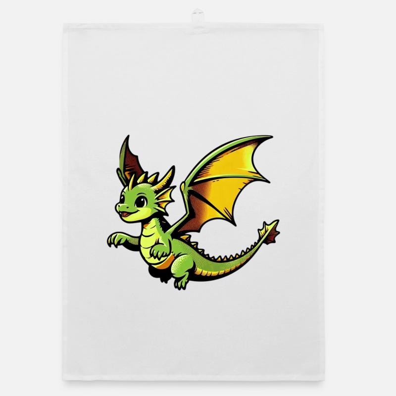 Drache Organic Geschirrtuch