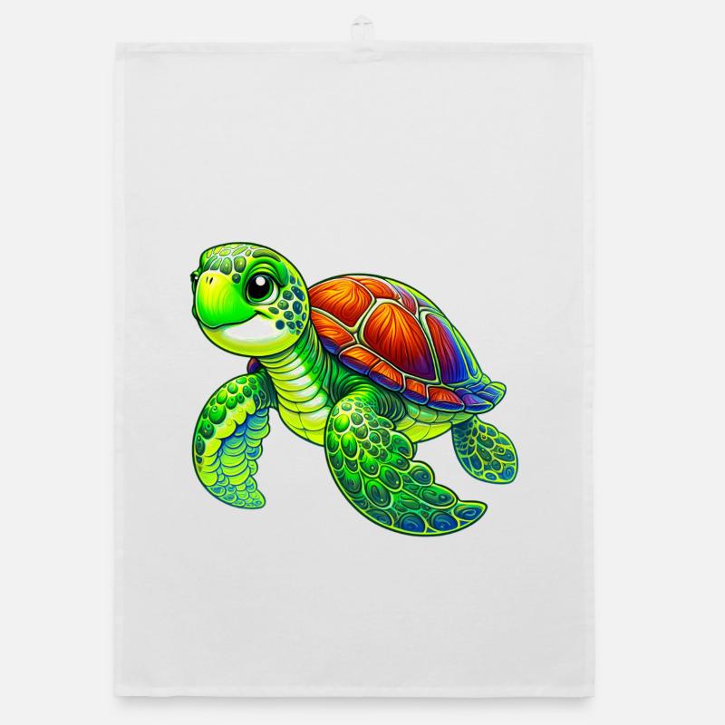 Turtle Organic dish towel