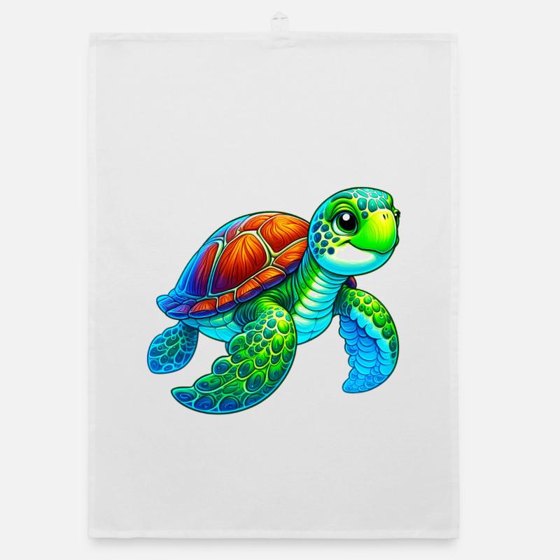 Turtle Organic dish towel