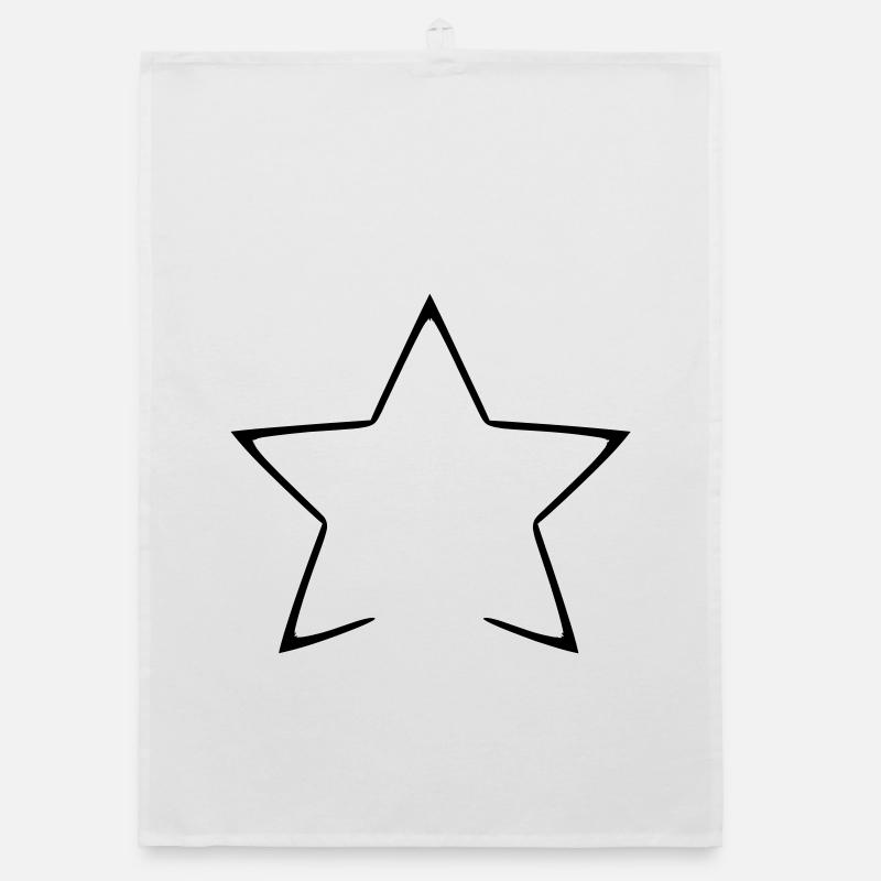 Celestial Starry Night Pattern Shirt Organic dish towel