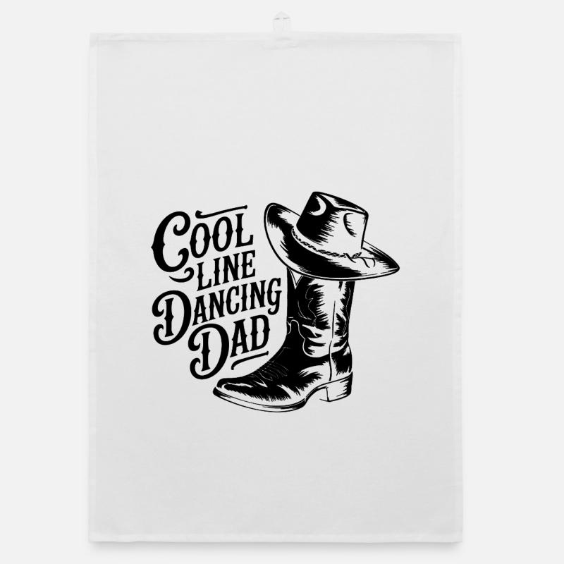 Line Dance Dad Cooler Line Dance Dad Organic dish towel