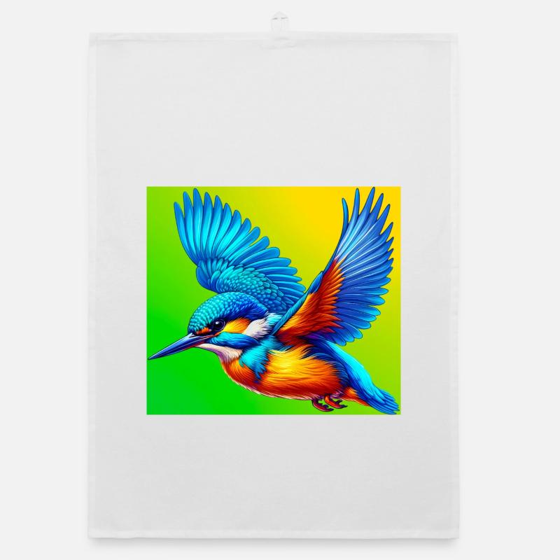 Eisvogel Organic Geschirrtuch