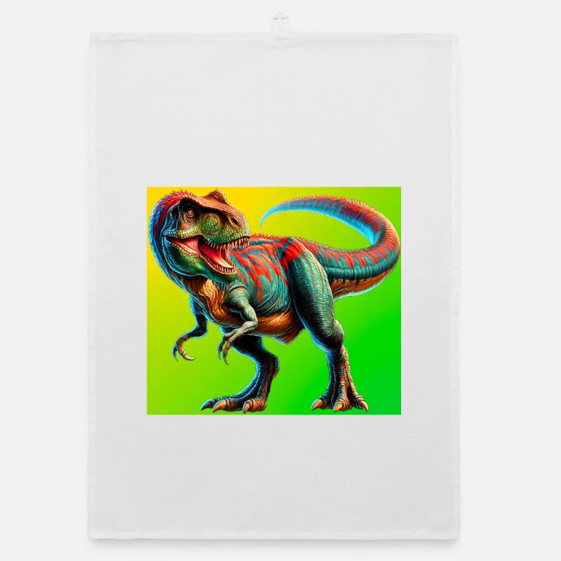 dinosaur Organic dish towel