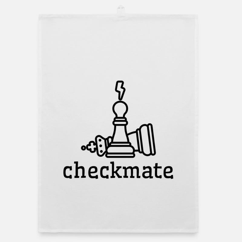 Checkmate to win Organic dish towel