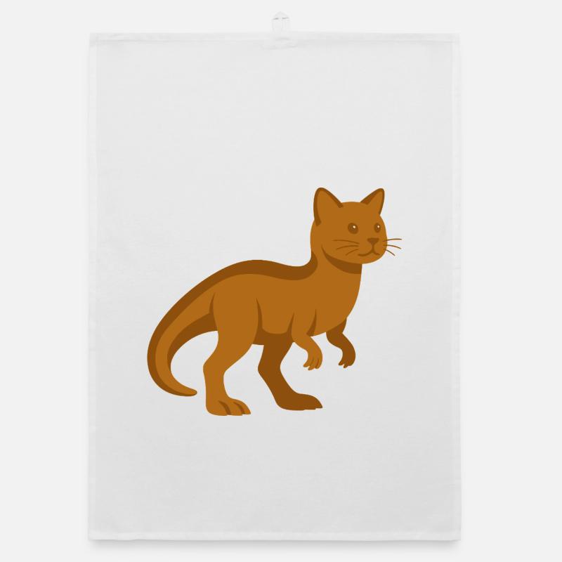 Dinosaure Trex Chat Torchon bio