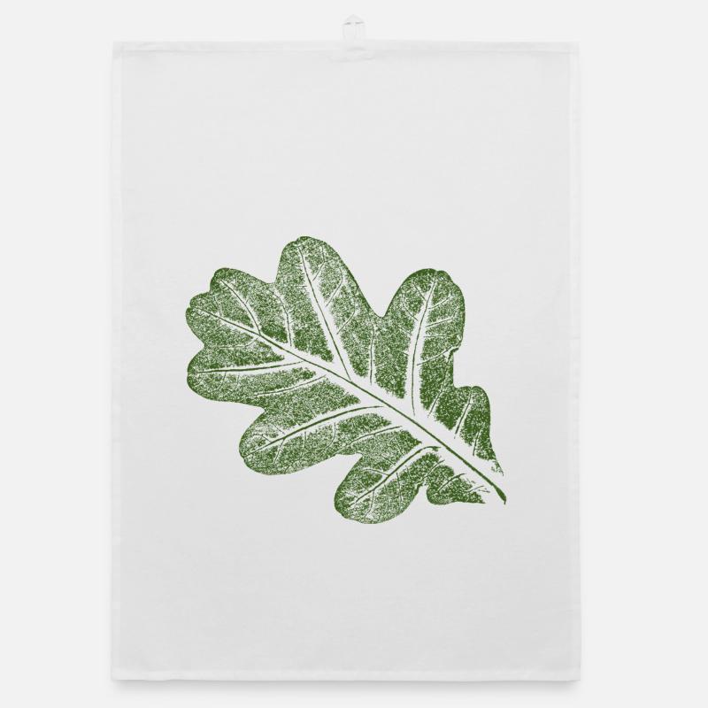 Feuille de chêne Torchon bio