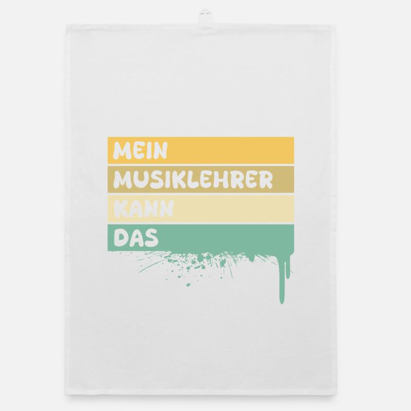Beruf Musiklehrer Organic Geschirrtuch