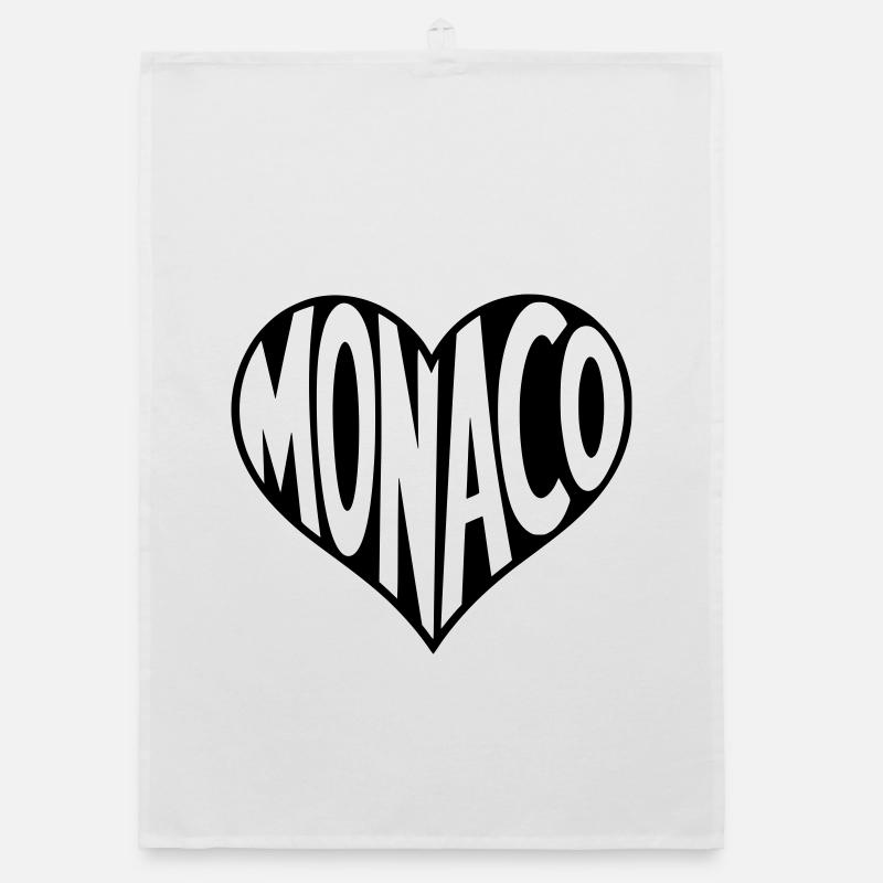 Monaco im Herzen Organic Geschirrtuch