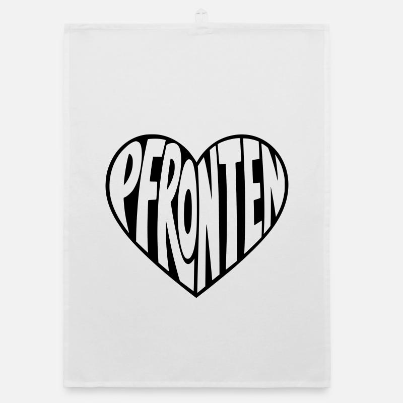 Pfronten Allgäu im Herzen Organic Geschirrtuch