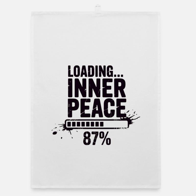 Loading Inner Peace - Sarkasmus Stress Shirt Organic Geschirrtuch