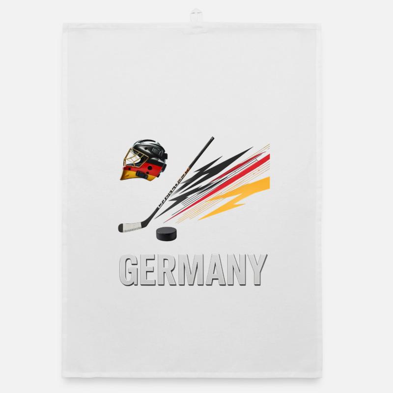 Deutschland Eishockey Kraft Organic Geschirrtuch