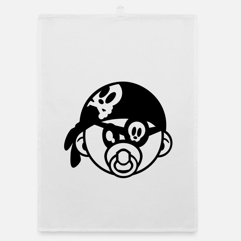 pirate de bébé Torchon bio