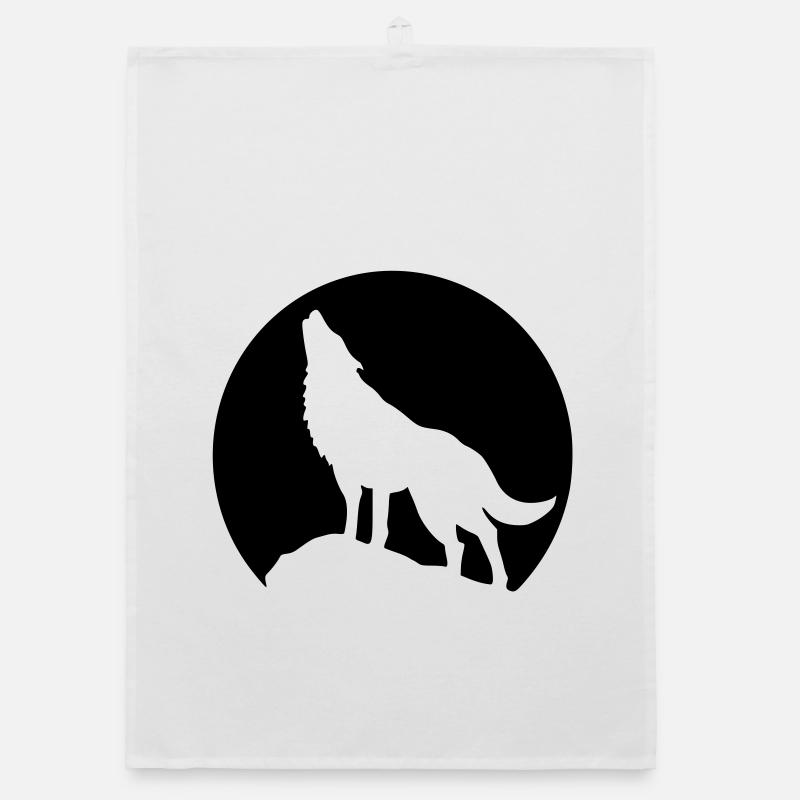 mond wolf Organic Geschirrtuch