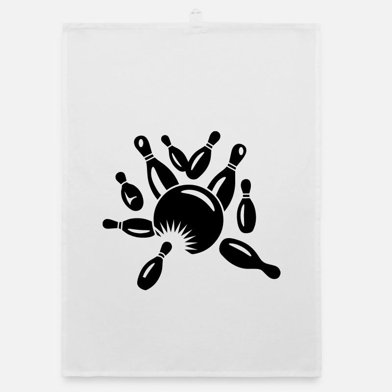 Cone and ball Organic dish towel