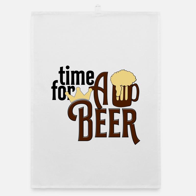 beer Organic dish towel