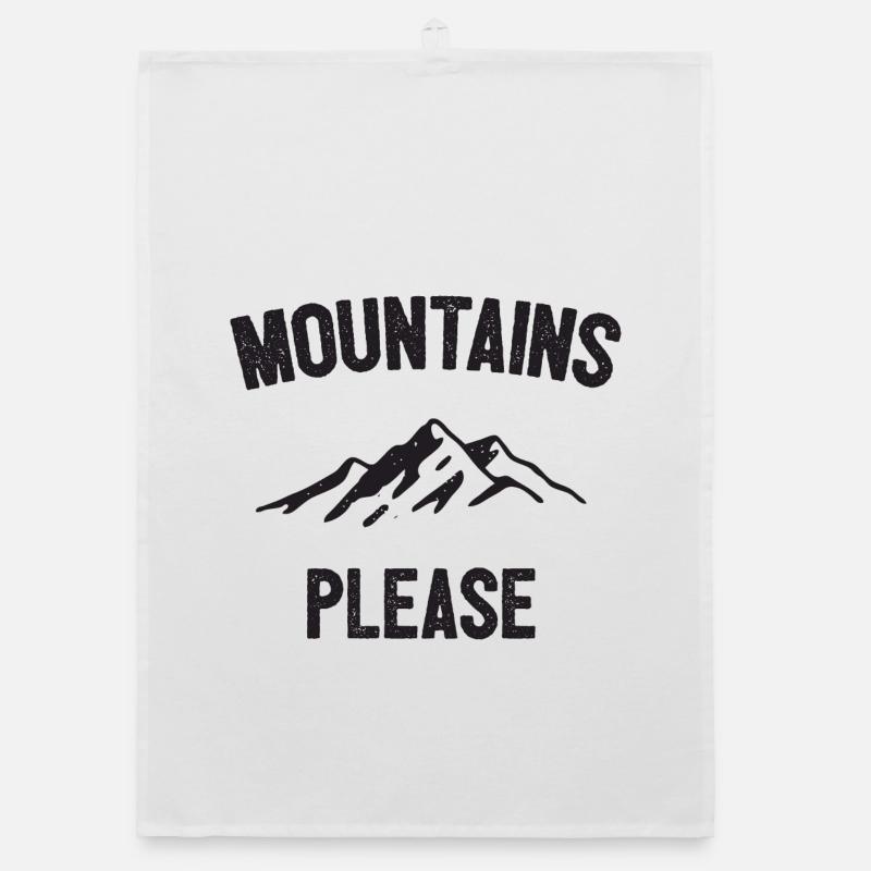 Berge bitte Organic Geschirrtuch