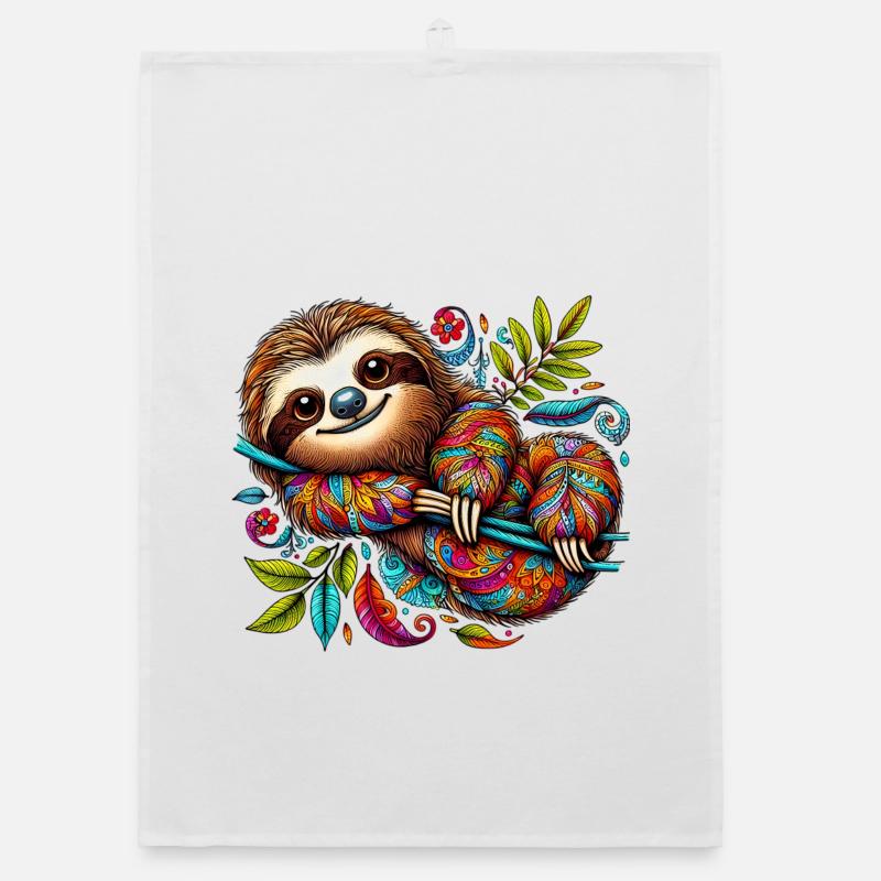 Faultier Organic Geschirrtuch