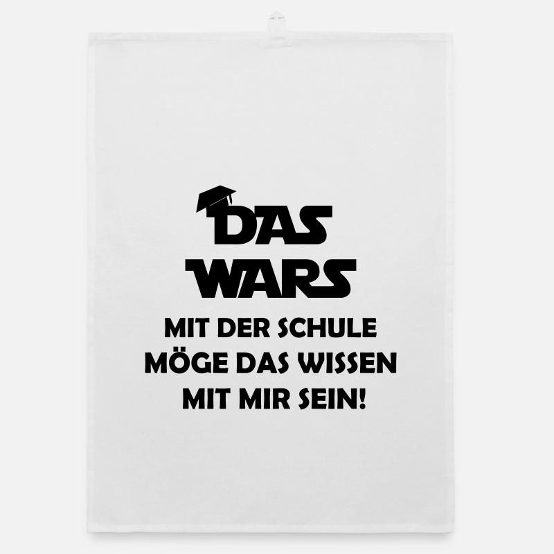 das_wars_mit_der_schule Organic Geschirrtuch