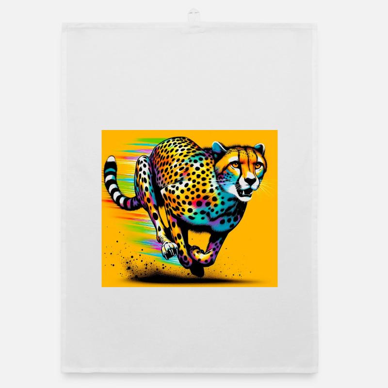 cheetah Organic dish towel