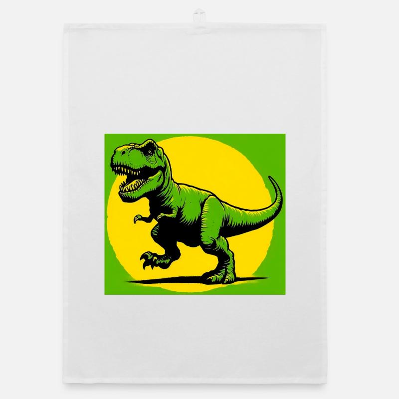 dinosaur Organic dish towel