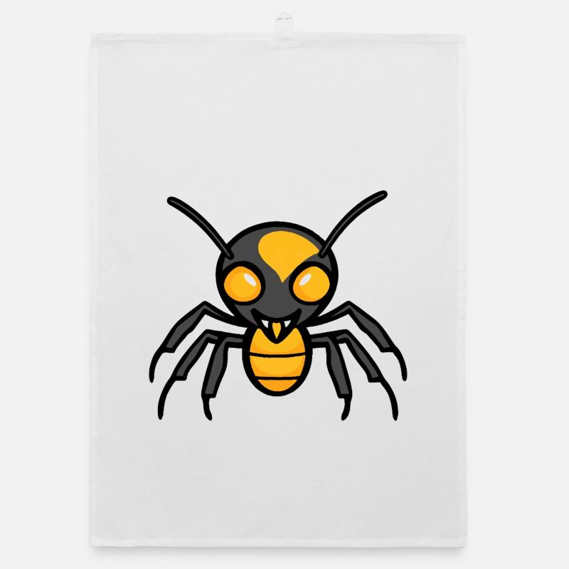 Ant Halloween Comic Funny Organic dish towel