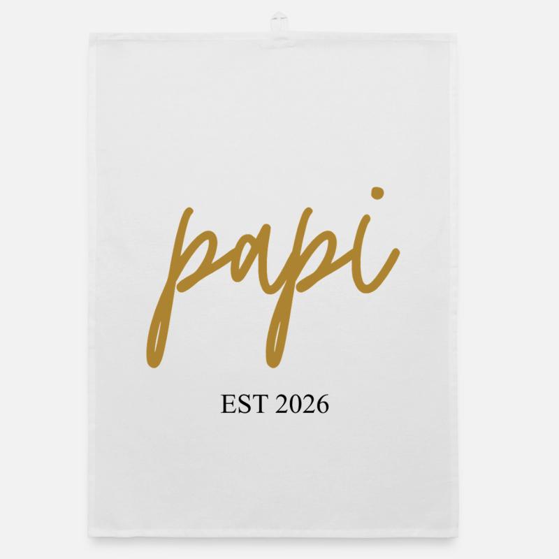 Papi est 2026 Organic dish towel