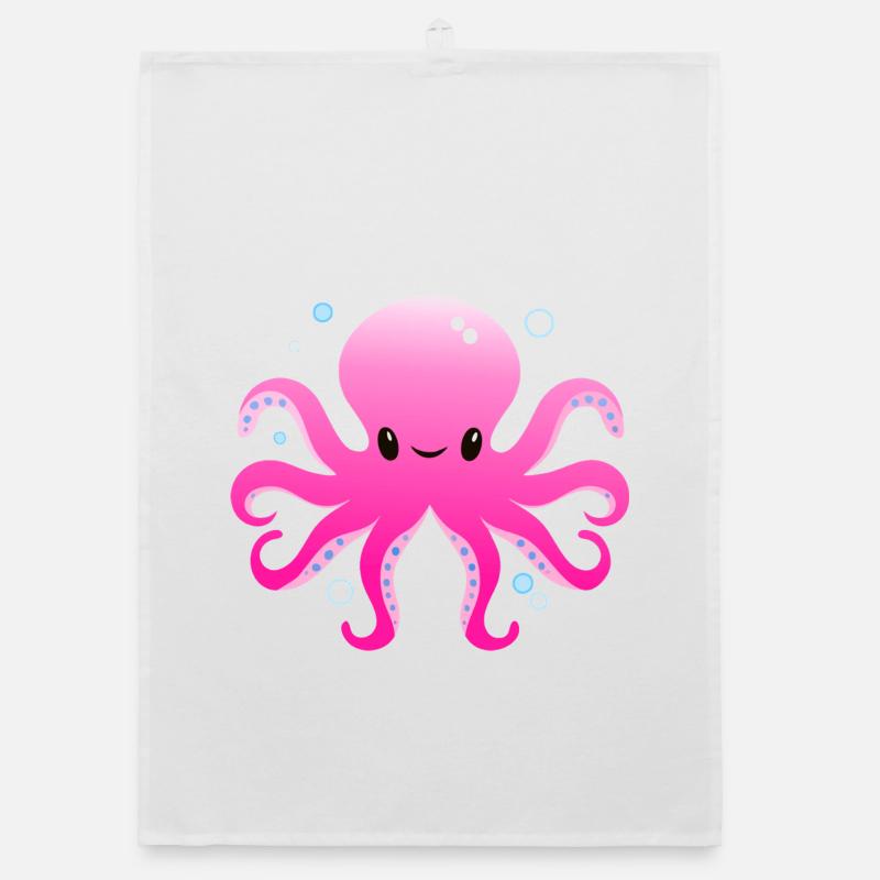 Octopussy Bubble Organic dish towel
