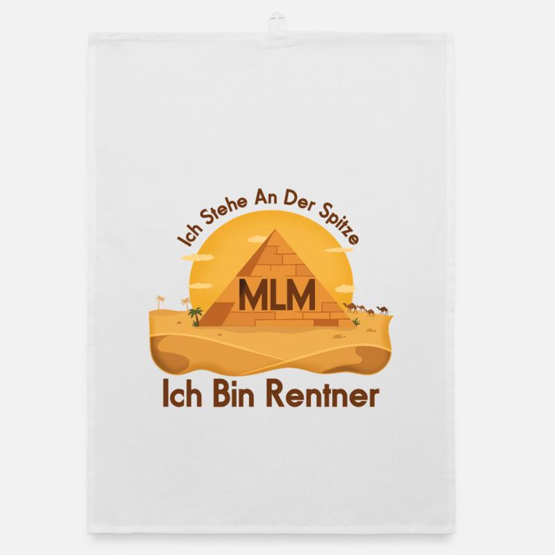 Pyramide MLM Rentner Organic Geschirrtuch
