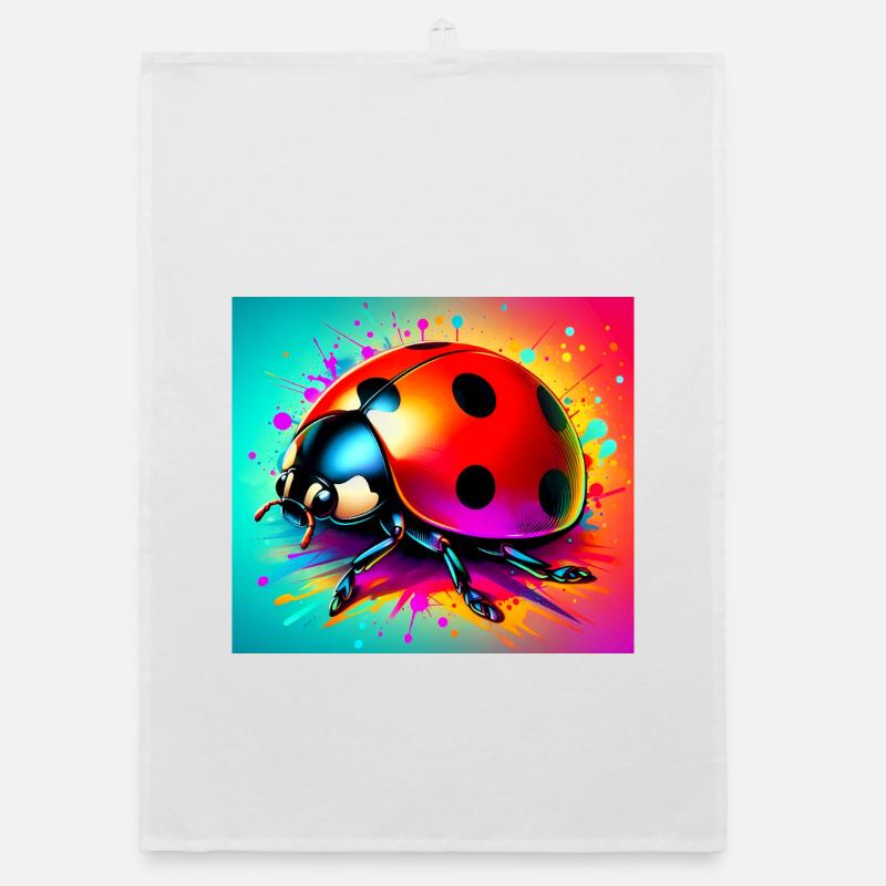 Marienkäfer Organic Geschirrtuch