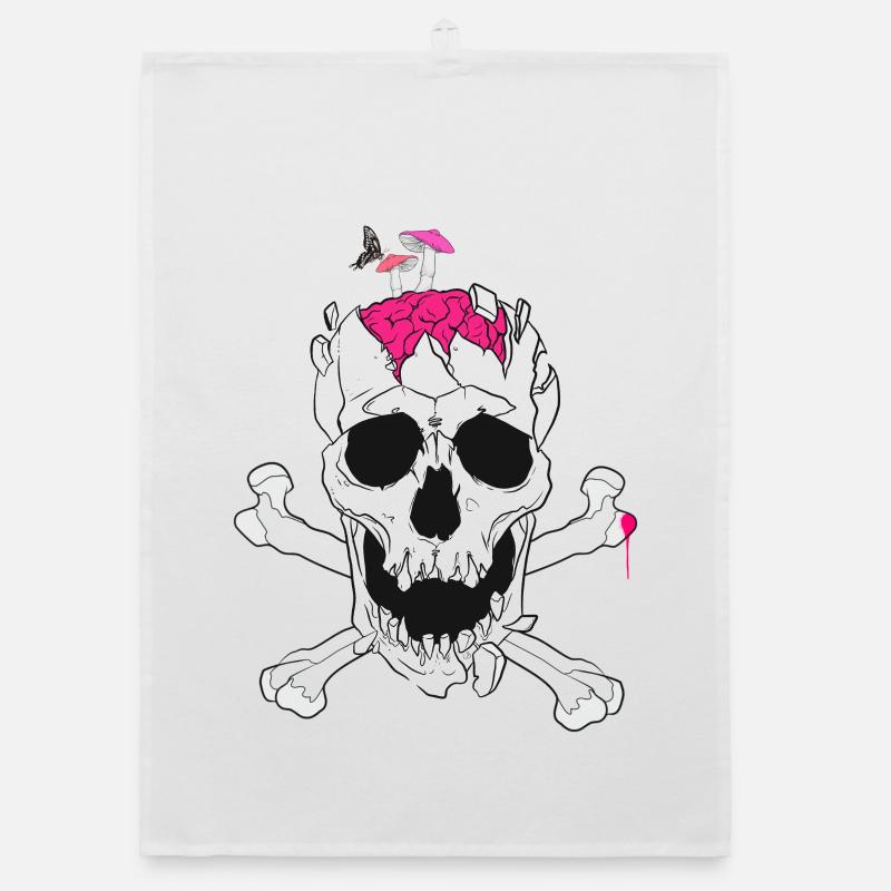 Brain Mushroom Organic dish towel