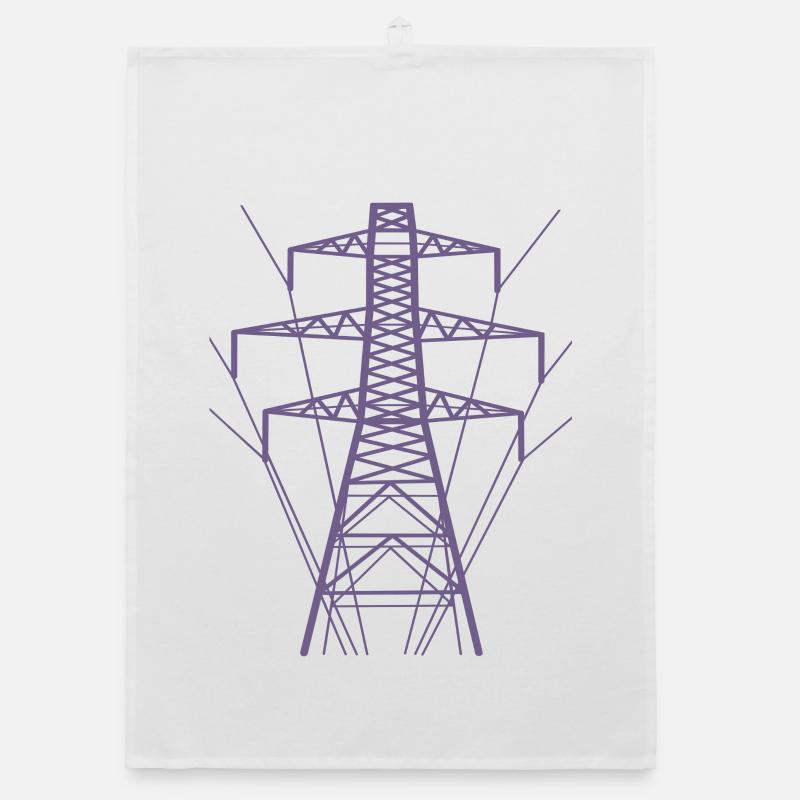 Pole Silhouette Organic dish towel