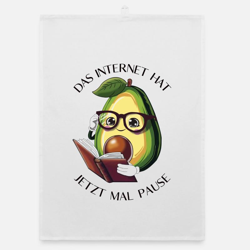 Das Internet hat jetzt mal Pause – Avocado Bücher Organic Geschirrtuch