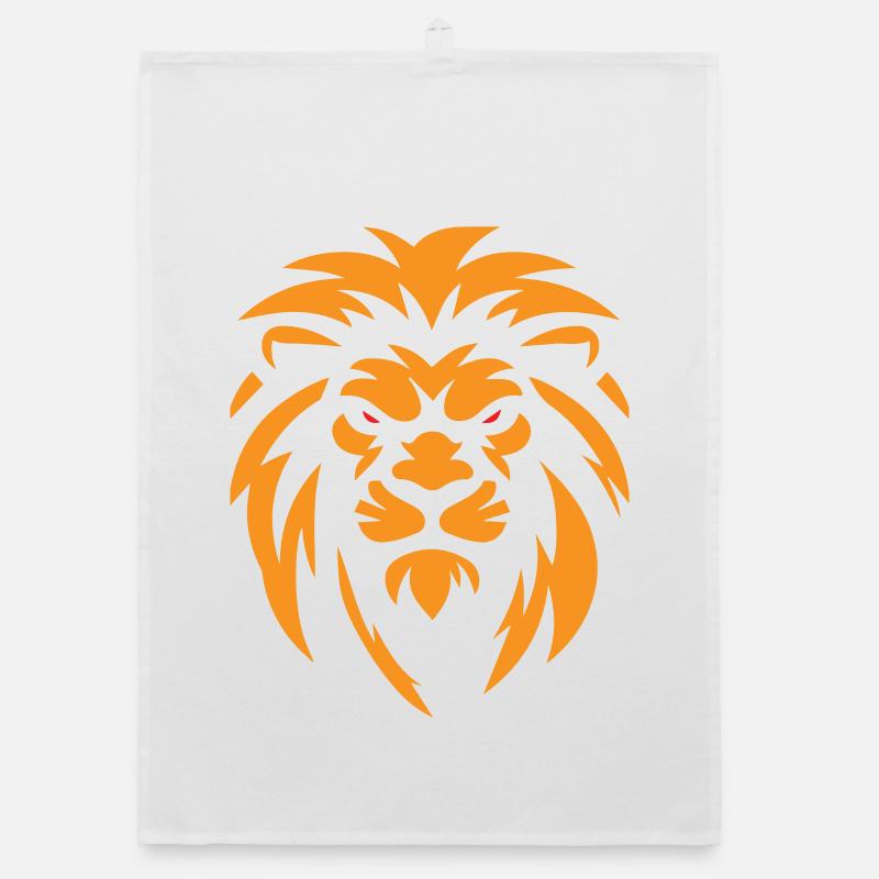 Wütender Löwe Organic Geschirrtuch