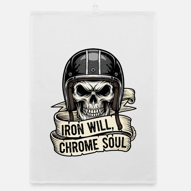 Volonté de fer, âme chromée Torchon bio