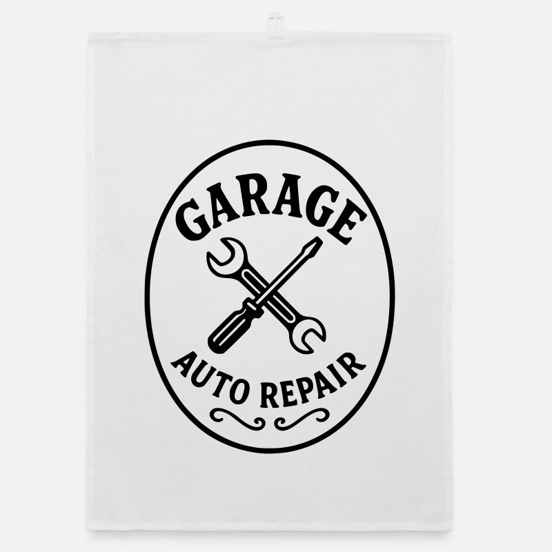 Autogarage Organic Geschirrtuch