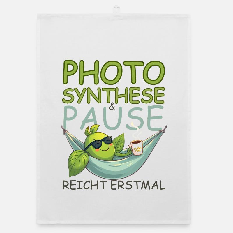 Pause, café, soleil, ça suffit ! Torchon bio