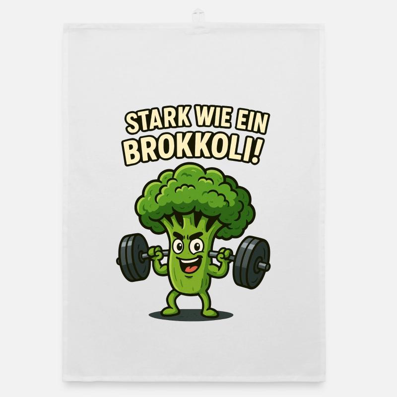 Strong as a broccoli Organic dish towel