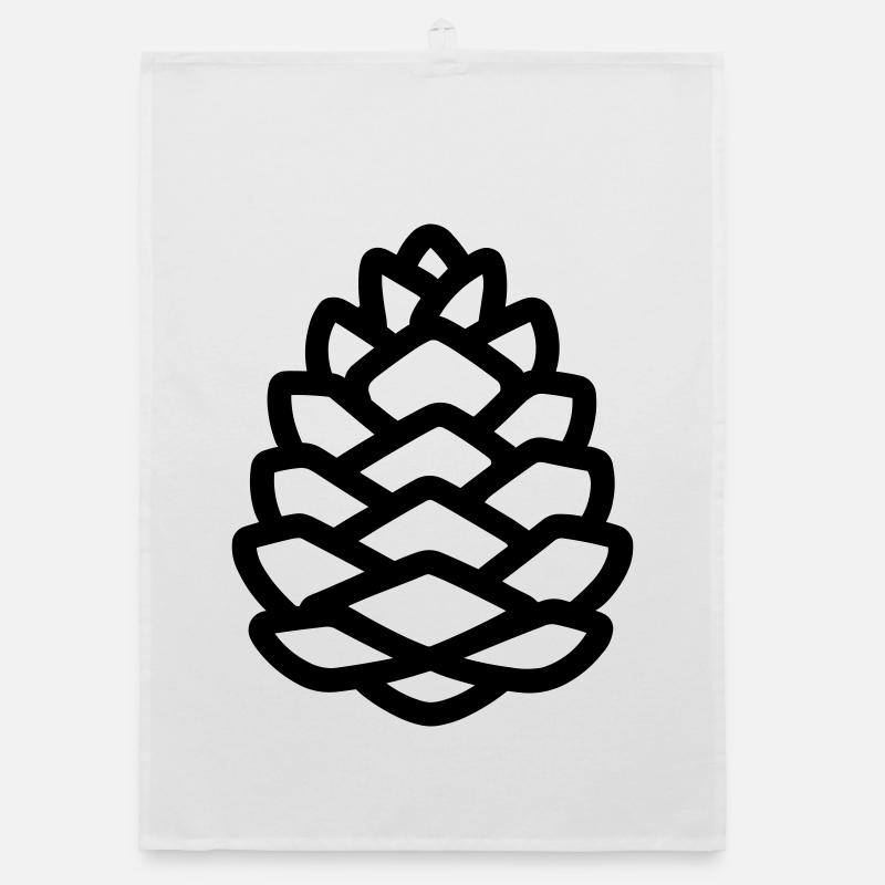 Pine Cone Organic dish towel