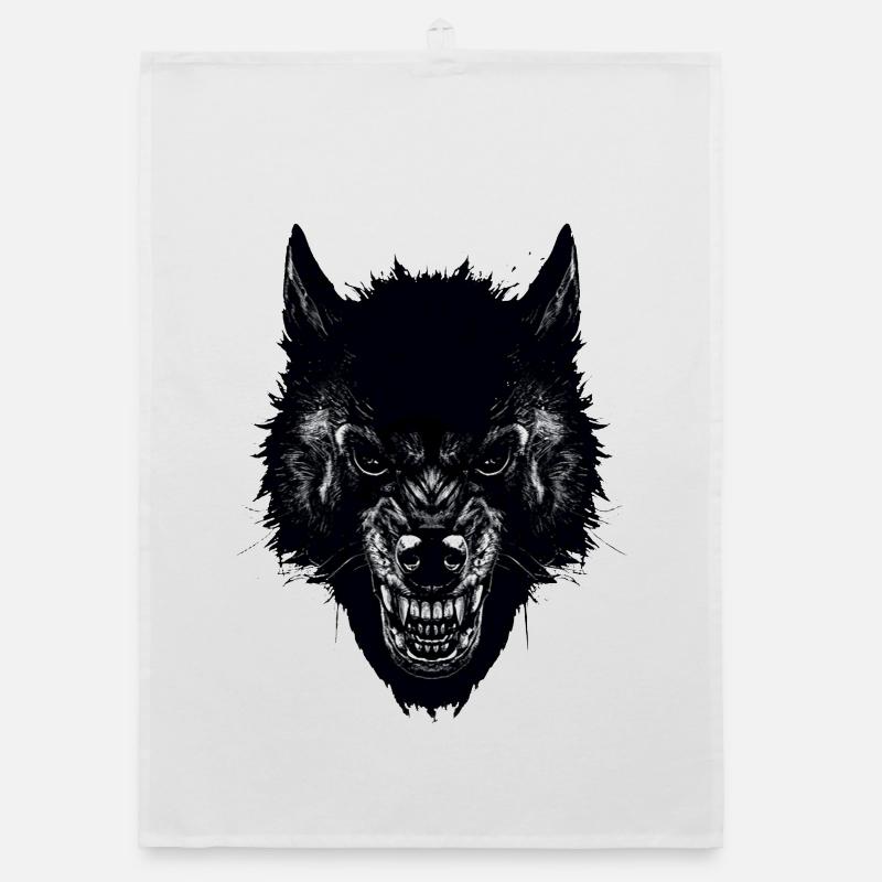 wolf Organic dish towel
