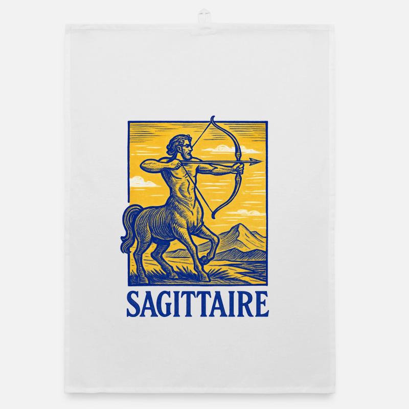 Sternzeichen Schütze - Astrologie Organic Geschirrtuch