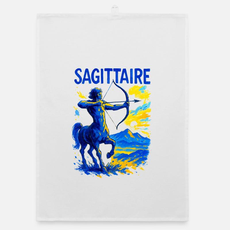 Sternzeichen Schütze - Astrologie Organic Geschirrtuch
