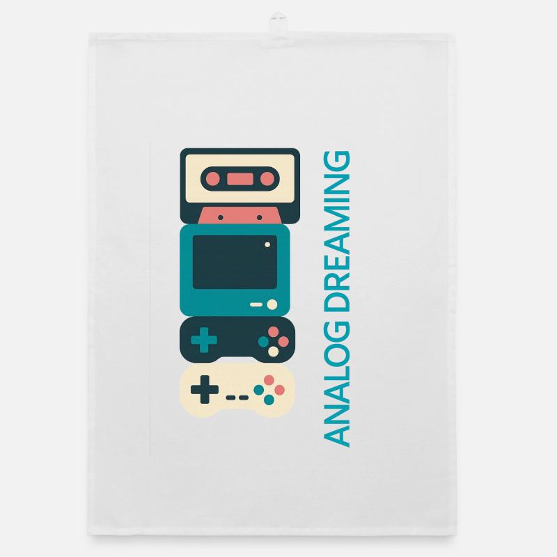 Analog Dreaming Console Stack Organic dish towel