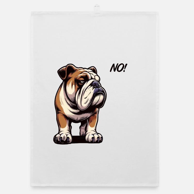 Pas de bouledogue anglais Bully Bully Owner Torchon bio