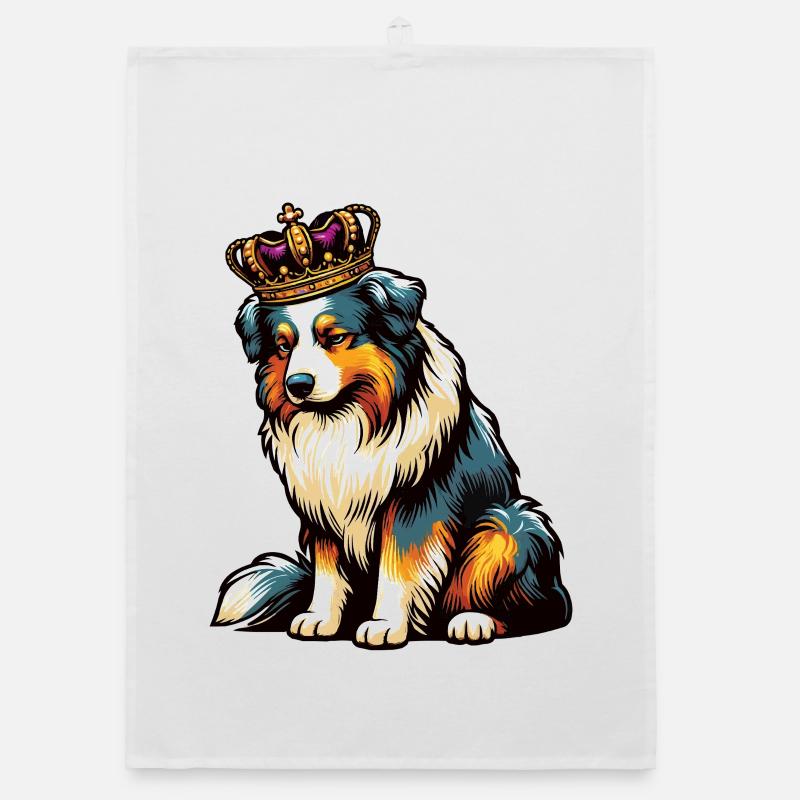 Australian Shepherd Aussie Aussie Owners Aussies Organic dish towel