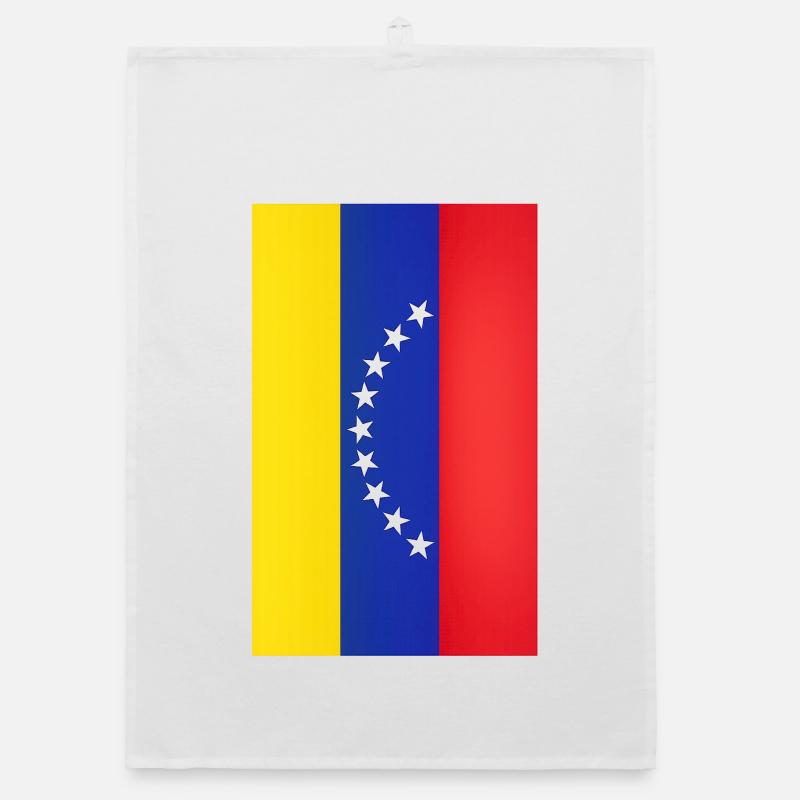 Étoiles de l’arc du drapeau du Venezuela Torchon bio