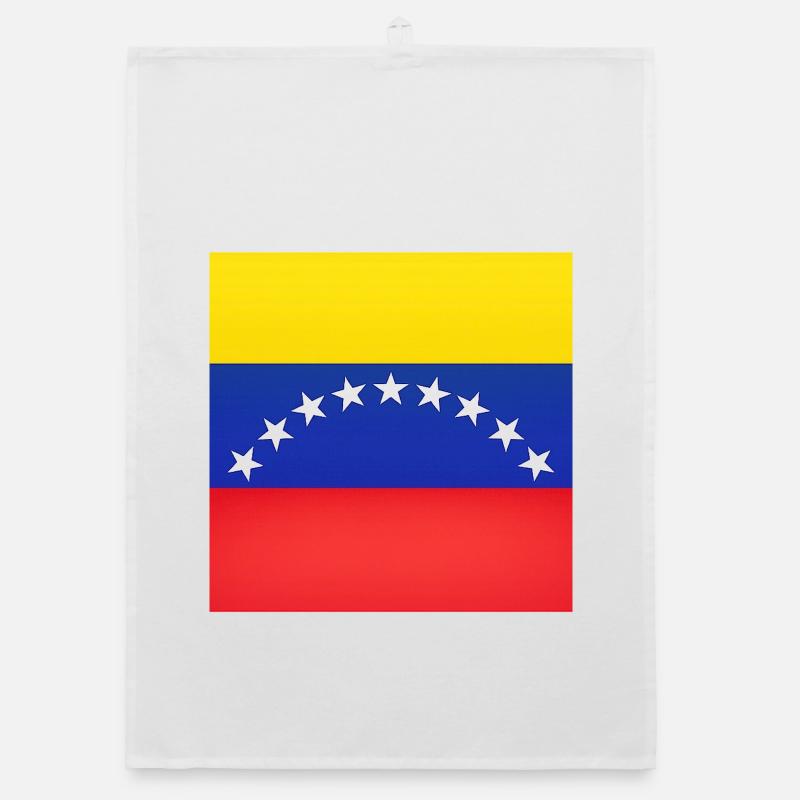 Étoiles de l’arc du drapeau du Venezuela Torchon bio
