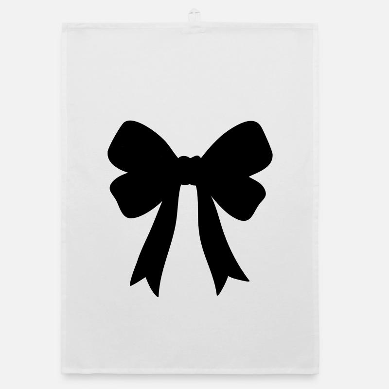 Cute Bow Organic dish towel