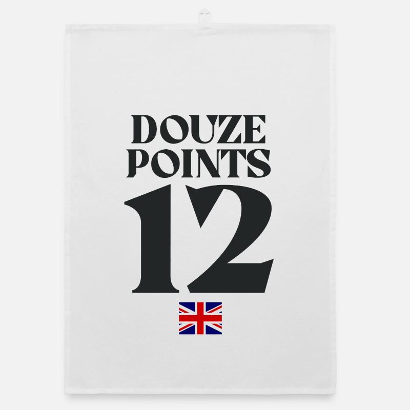 Douze Points Eurovision  Organic dish towel