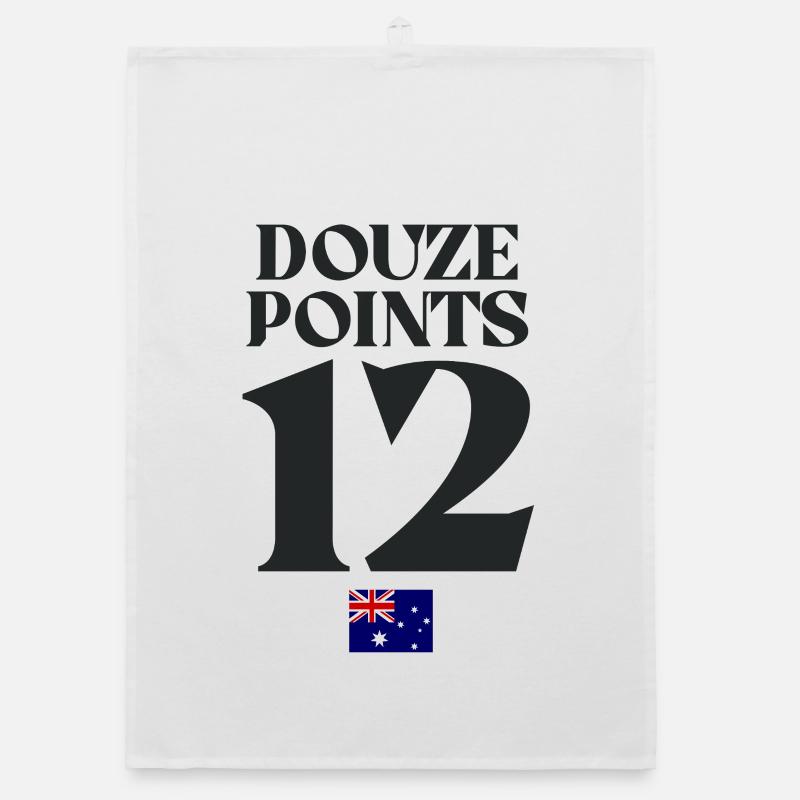Twelve Points Australia Eurovision  Organic dish towel