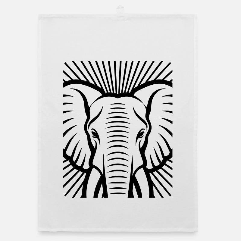 Elephant Head Organic dish towel